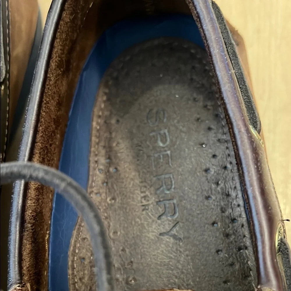 Sperry Brown Boat Shoes Moccasin Style 9.5